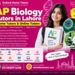 AP Biology Tutors in Lahore offering expert home and online tutoring with Oxford Home Tutors