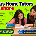 Sicas Home Tutors in Lahore with experienced female tutor helping a student