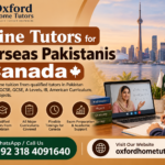 Online tutors for overseas Pakistani students in Canada providing one-to-one tutoring from Pakistan