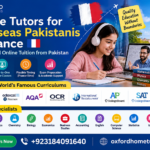 Online tutors for overseas Pakistanis in France offering Cambridge, Edexcel, IB, A Level and Pakistani curriculum support.