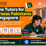 Online tutors for overseas Pakistanis in Singapore offering personalised online tuition for international students through Oxford Home Tutors.