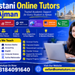 Pakistani Online Tutors in Ajman offering Cambridge, Edexcel, AQA, IB, American Curriculum and Pakistani board tuition through Oxford Home Tutors.