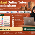 Pakistani Online Tutors in Birmingham offering Cambridge, Edexcel, AQA, IB, American Curriculum, and local board tutoring