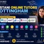 Pakistani Online Tutors in Nottingham offering tuition for Cambridge, Edexcel, AQA, IB, American Curriculum, and Pakistani Board students.
